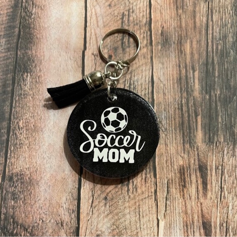 Soccer mom keychain